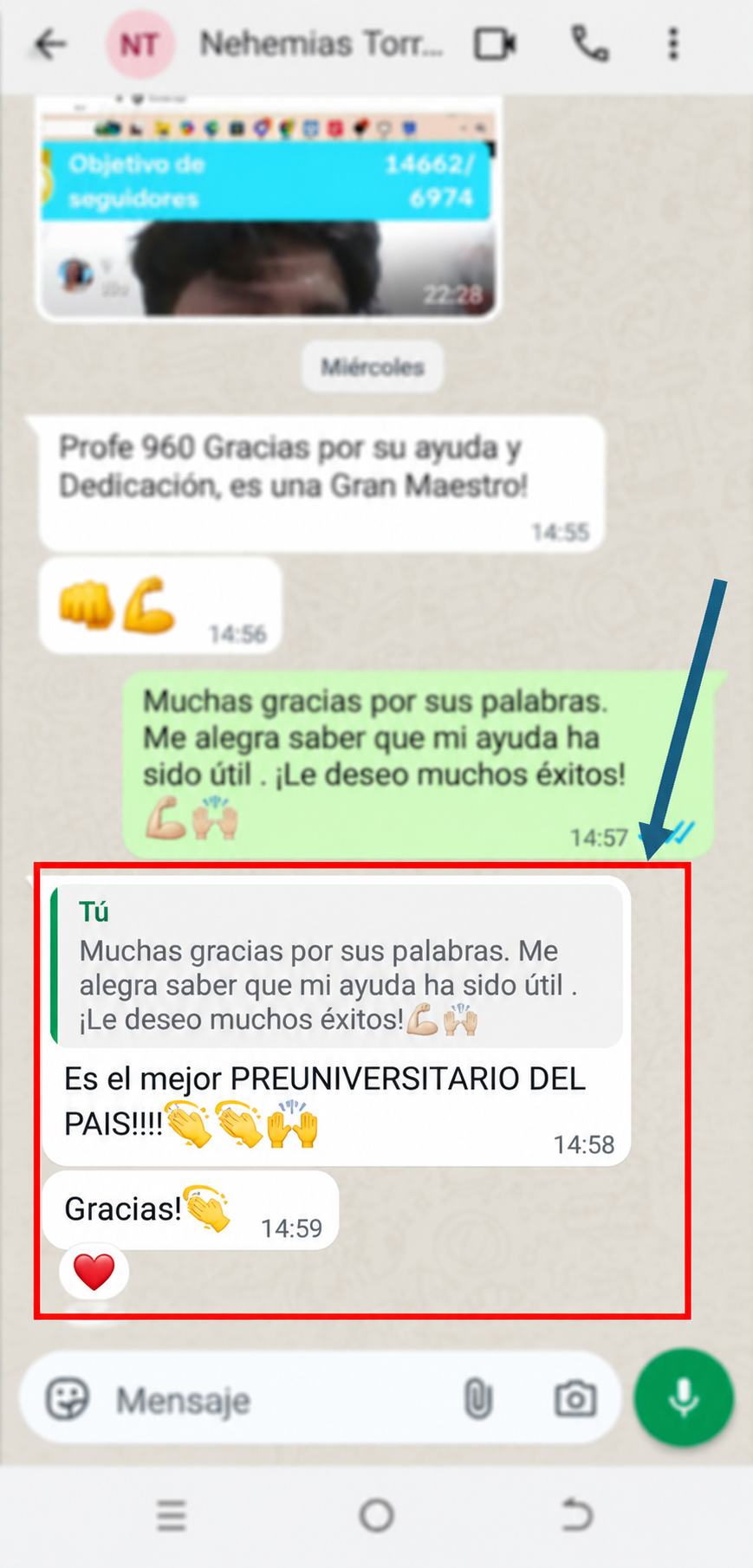 Testimonio de estudiante LEONPROL 2