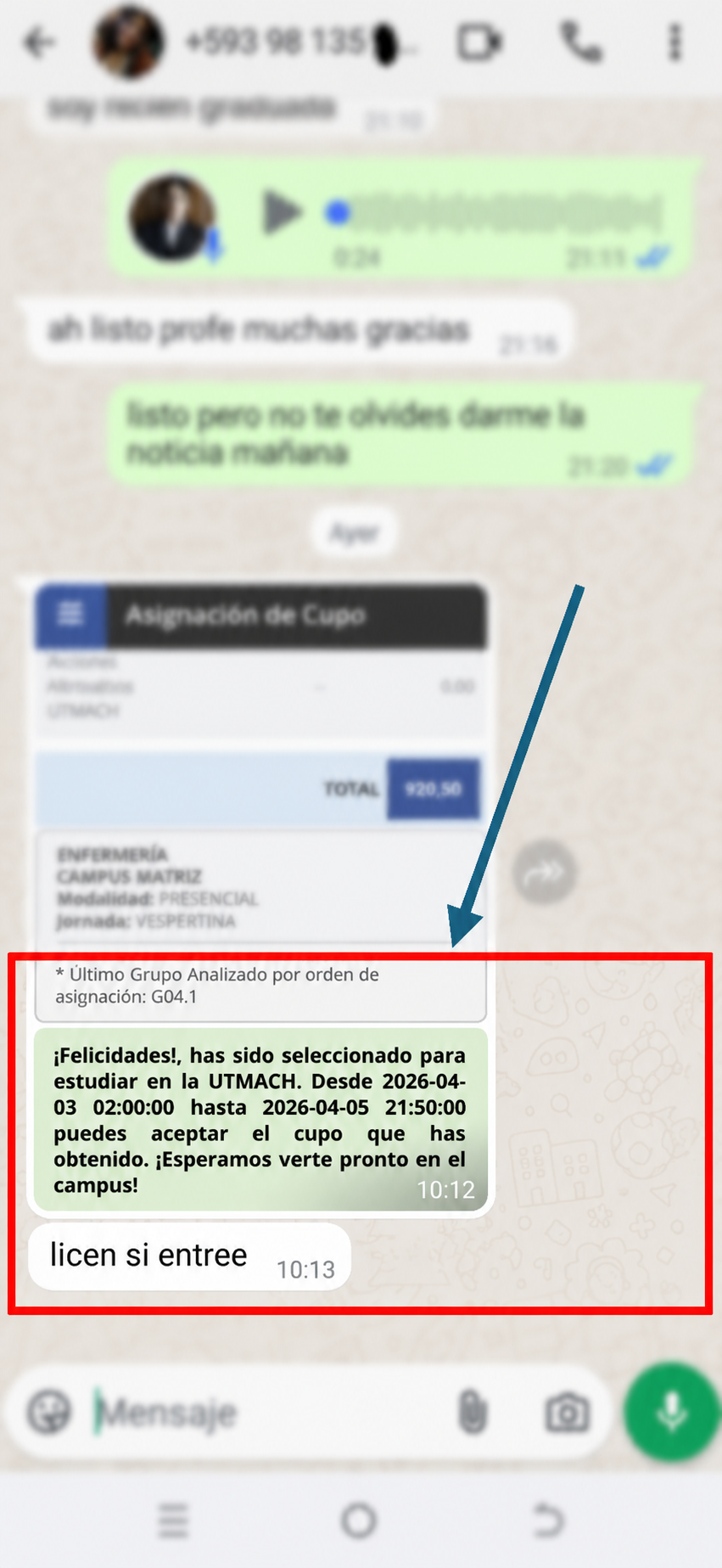 Testimonio de estudiante LEONPROL 5